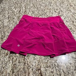 💗GET 20% OFF💗 Lululemon Pace Rival Mid Rise Skirt *Tall - Ripened Raspberry